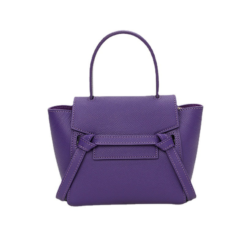 Women's Genuine Leather Catfish Yao Chen Smiling Crossbody Bags