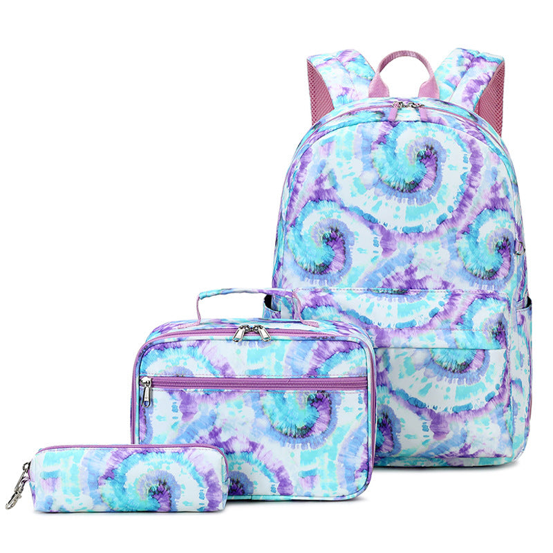 Women's Three-piece Cow Early High Waterproof Rucksack Backpacks