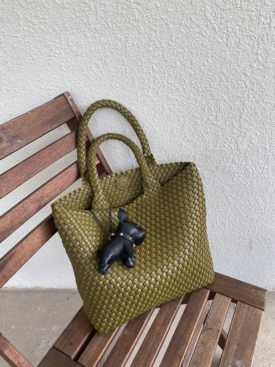 Women's High-grade Hand-woven Large Capacity Fashion Commuter Shoulder Bags