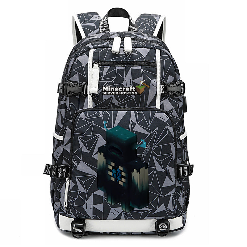 My World Surrounding The Game Printed Backpacks