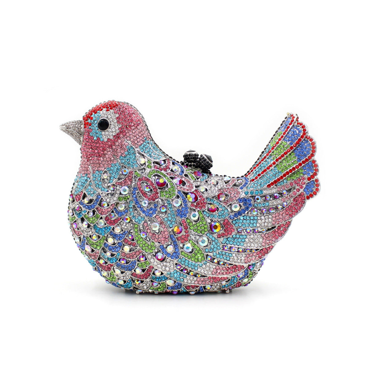 Women's Peace Dove Animal Gem Diamond Banquet Rhinestone Evening Bags