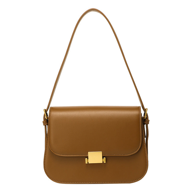 Women's Spring Large Capacity Versatile High-grade Genuine Crossbody Bags