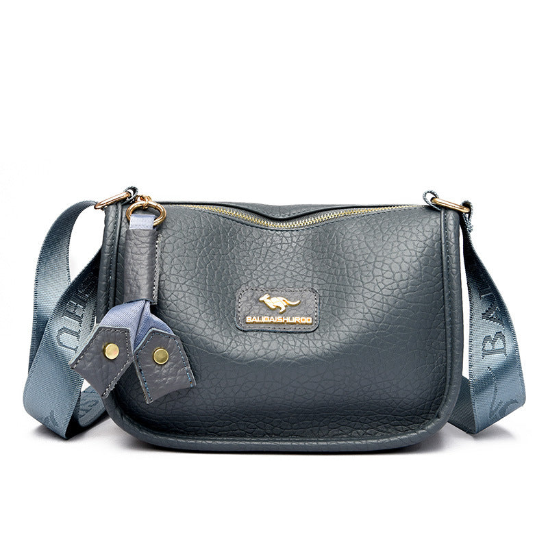 Women's Fashionable Saddle Large Capacity Mother Soft Bags