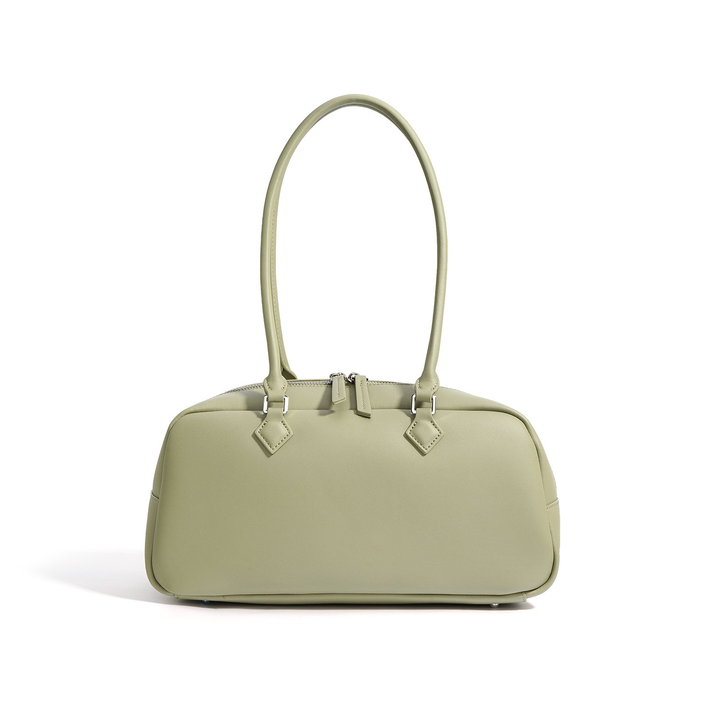 Spring Cowhide Bowling Simple Commute Versatile Handbags