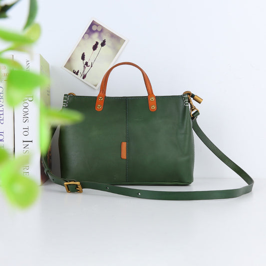 Women's Vintage Leather Fashion Commuter First Layer Shoulder Bags