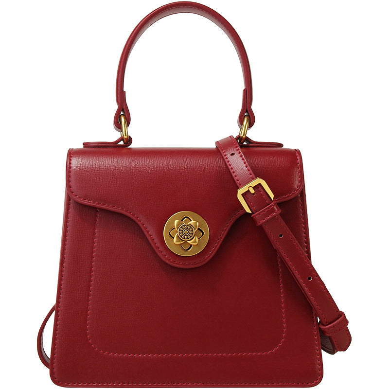 Women's Red Portable Wedding Bridal Trendy Usually Crossbody Bags