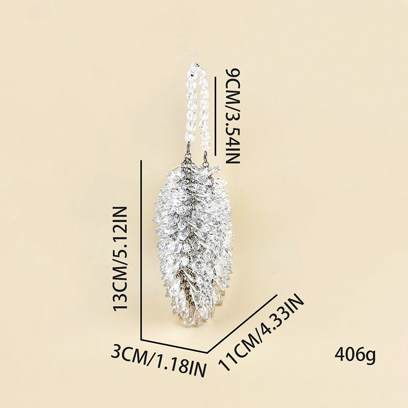 Women's Beads Portable Water Drop Fashion Temperament Handbags