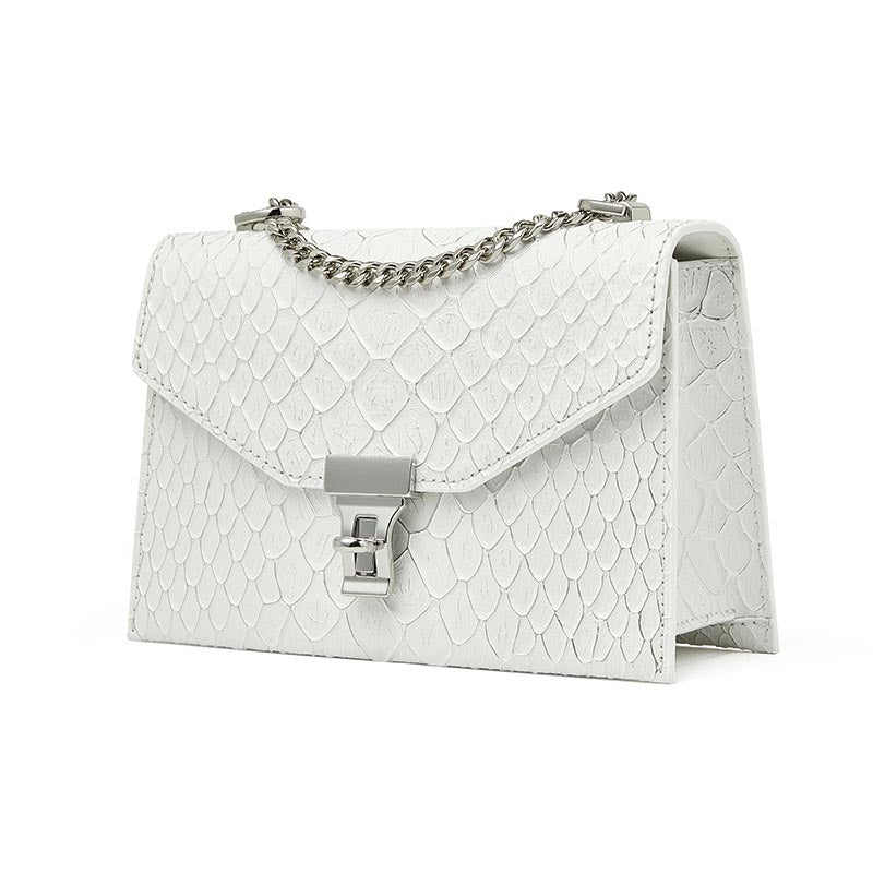 Women's Selected Genuine Leather Chain Summer High Crossbody Bags