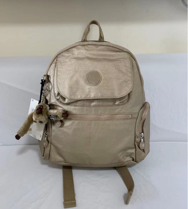 New Elegant Nylon Home Monkey Medium Backpacks