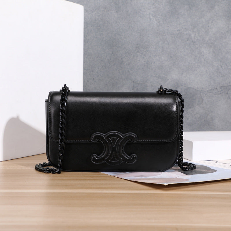 Spring Genuine Leather Fashion Chain Trendy Shoulder Bags