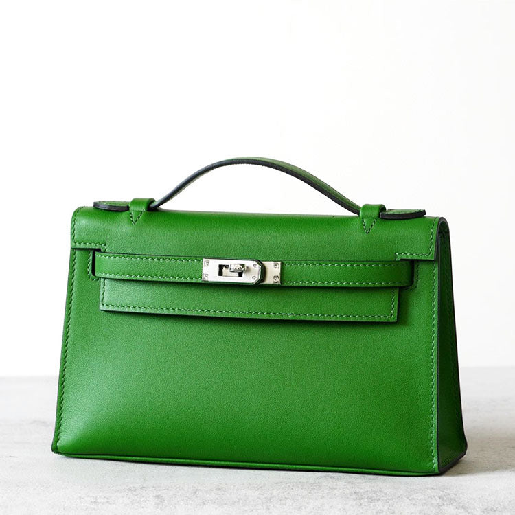 Ding Half Wax Line First Layer Handbags