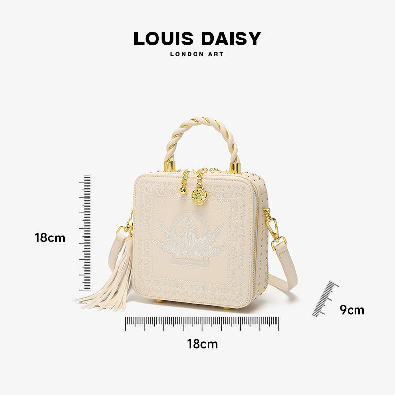 Women's Innovative Daisy Embroidered Portable High-grade Crossbody Bags