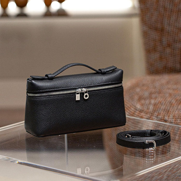 Women's Box First Layer Cowhide Simple Fashion Shoulder Bags