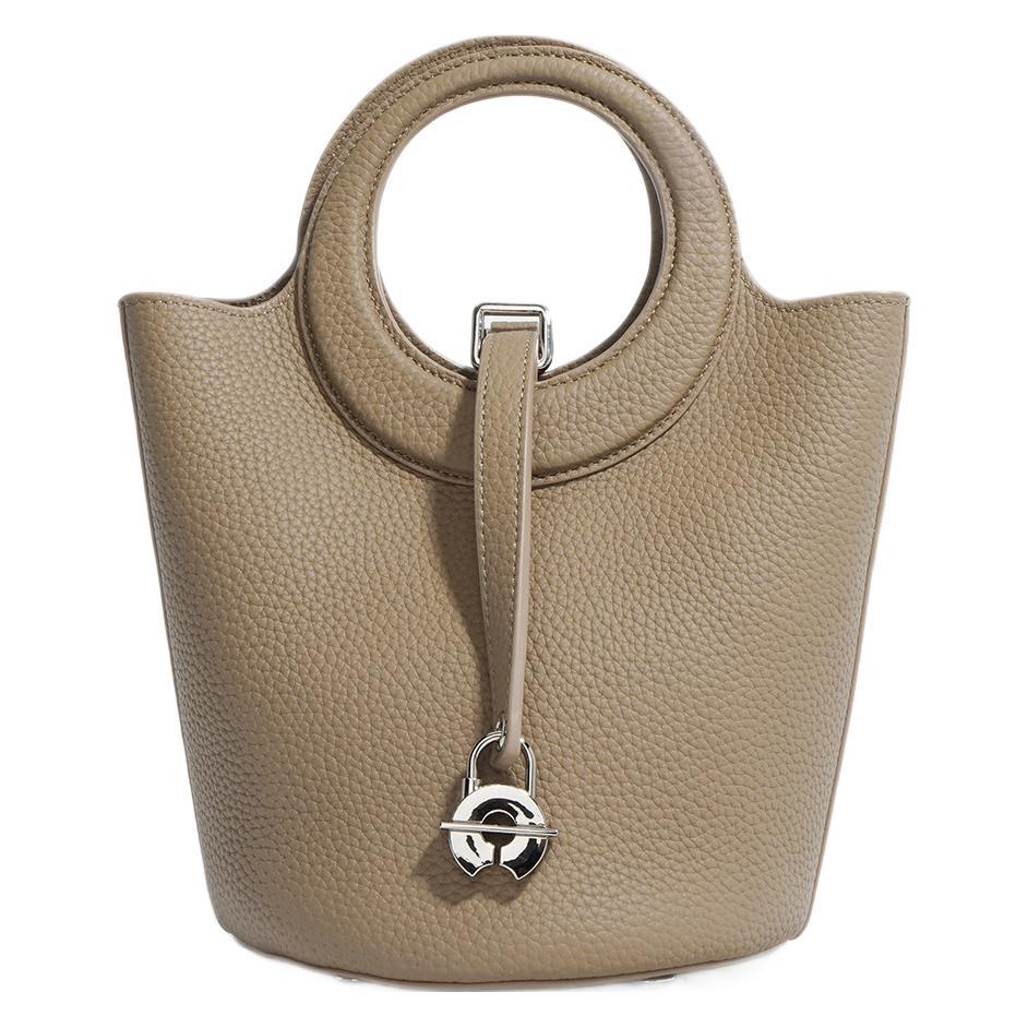 Women's Leather Versatile Classic Vegetable Basket First Handbags