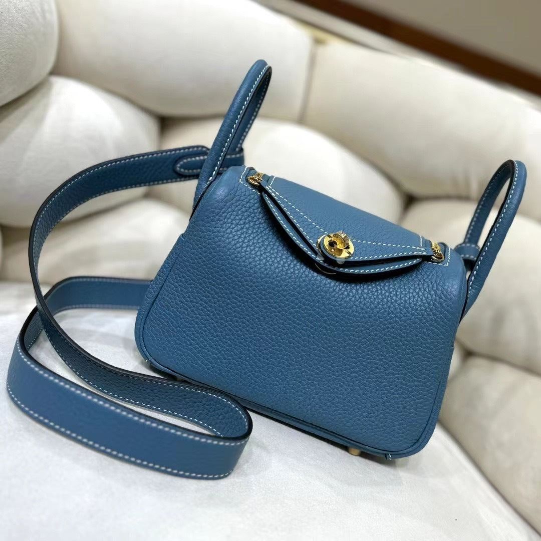 Women's Hand Sewing Wax Line Lindi Doctor Crossbody Bags