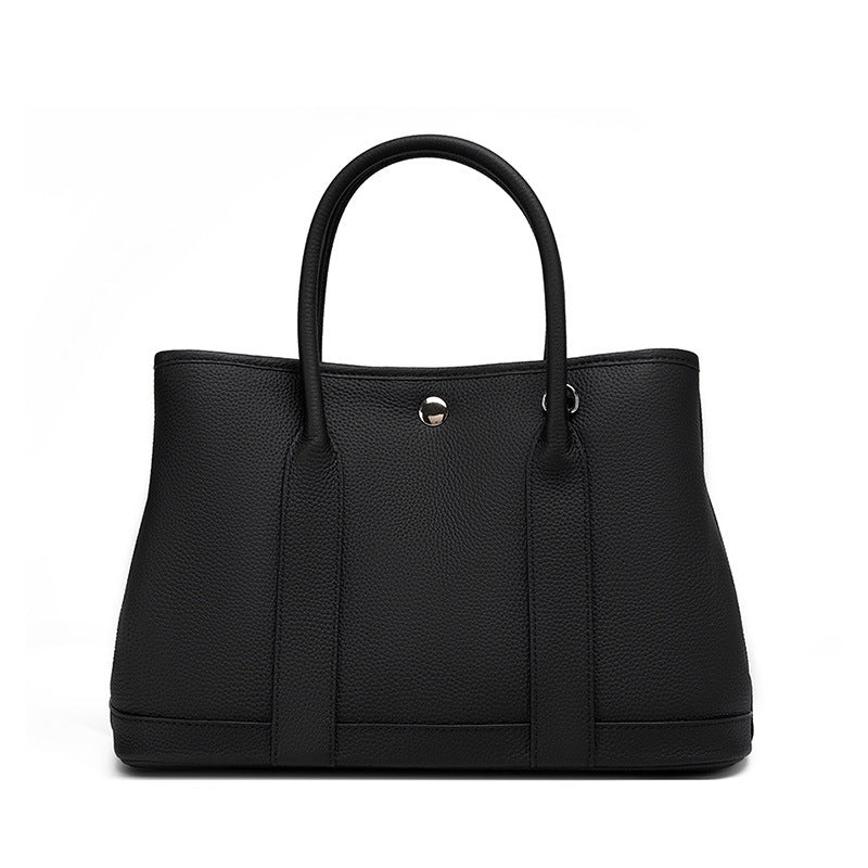 Women's Genuine Leather Portable Big Shopping Tote Bags