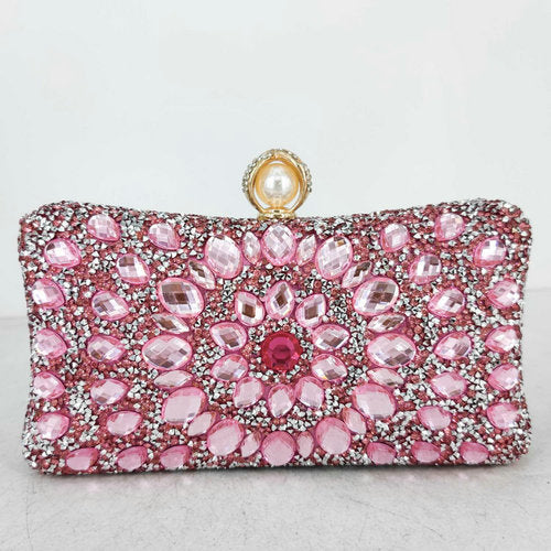 Women's Banquet Color Hot Drilling Dinner Wedding Evening Bags