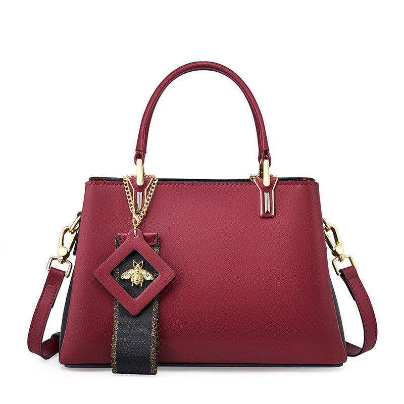 Women's Cattle Leather To Give Mom Noble Shoulder Bags