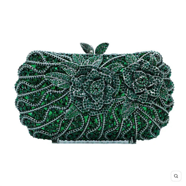 Women's Wei Mermaid Order Diamond Hollow Rhinestone Evening Bags
