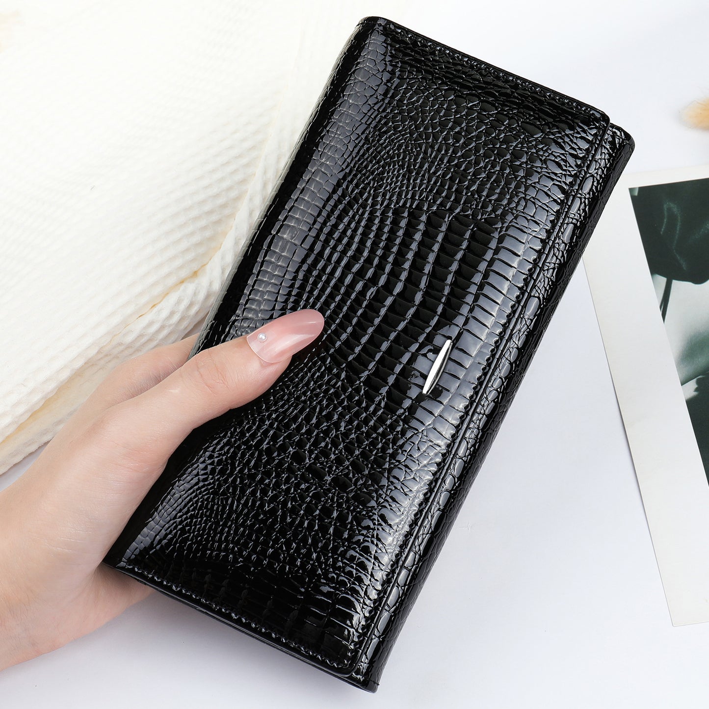Women's Clutch Fashion First Layer Wrist Large Handbags
