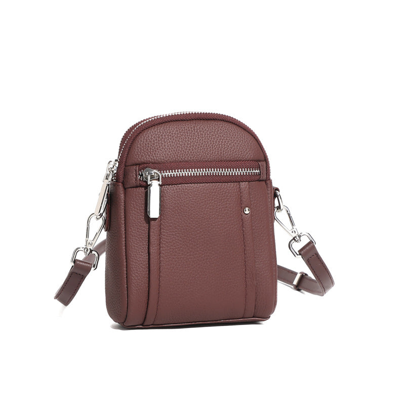 Classic Women's Layer Cowhide Mini Fashion Bags