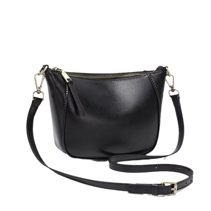 Women's Russian First Layer Cowhide High-grade Dumpling Shoulder Bags