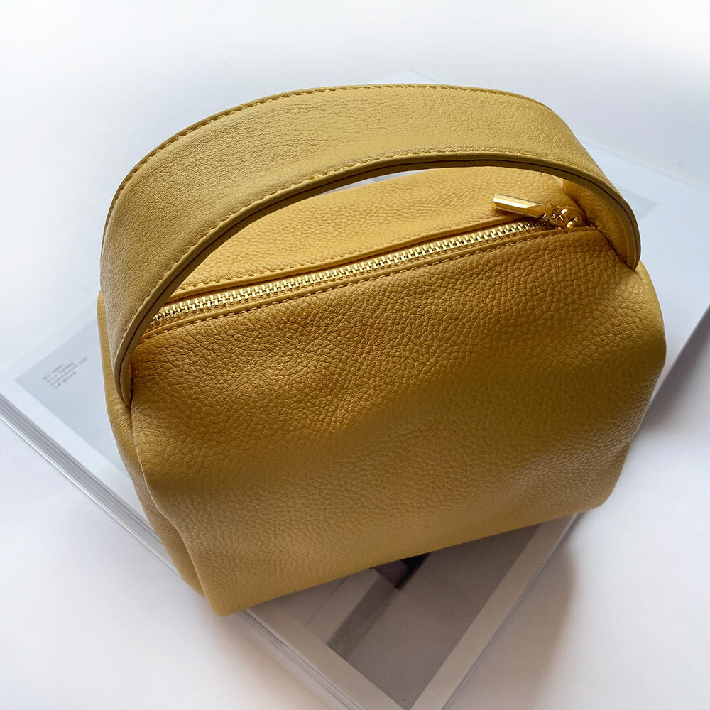 Women's Red Puffer Color Box Summer Macaron Handbags
