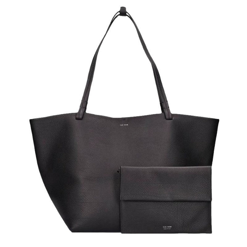 Fashionable Simple Large Capacity Leather Mother Tote Bags