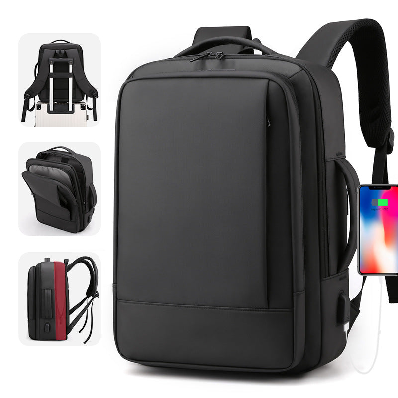 Men's Popular Pretty Classy Leather Film Backpacks