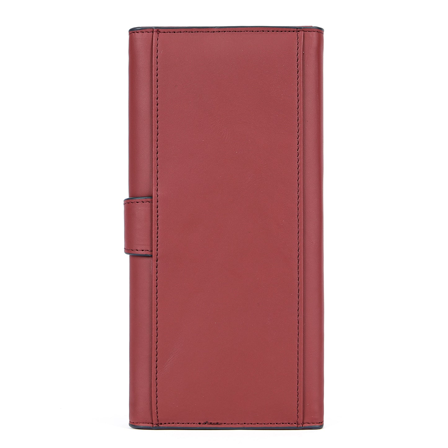 Women's Long Genuine Leather Multiple Slots Antimagnetic Fashion Ladies Wallets