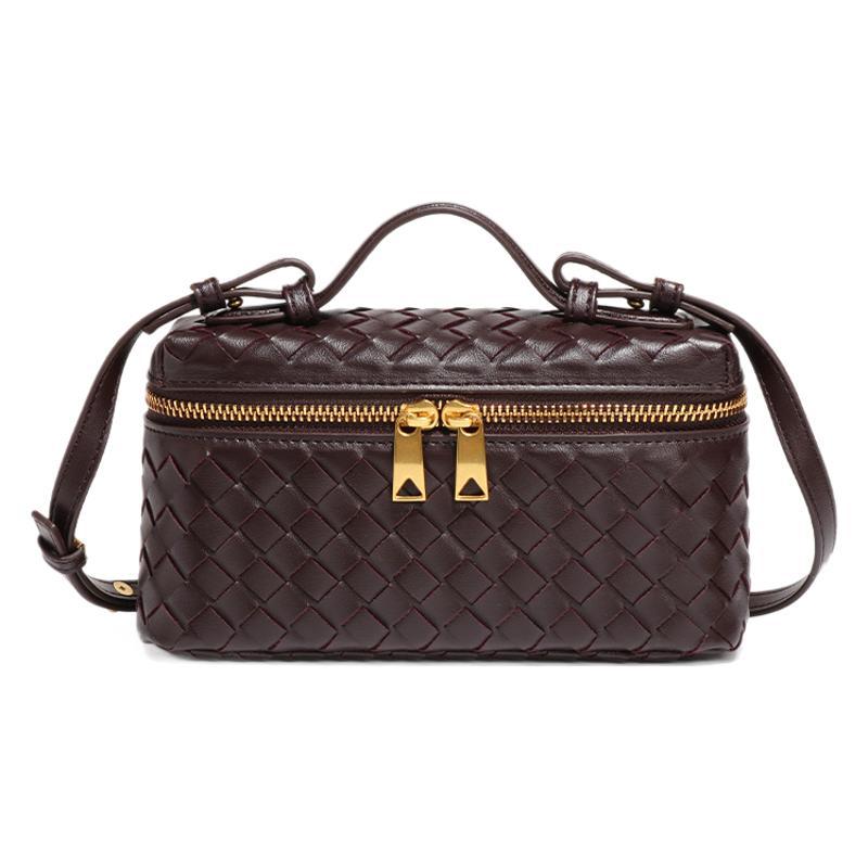 Niche Woven Practical Trendy Portable Box Handbags