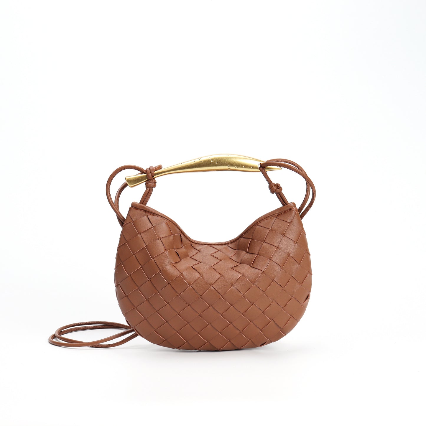 Women's Second Generation Sardine Woven Fashion Cattlehide Handbags