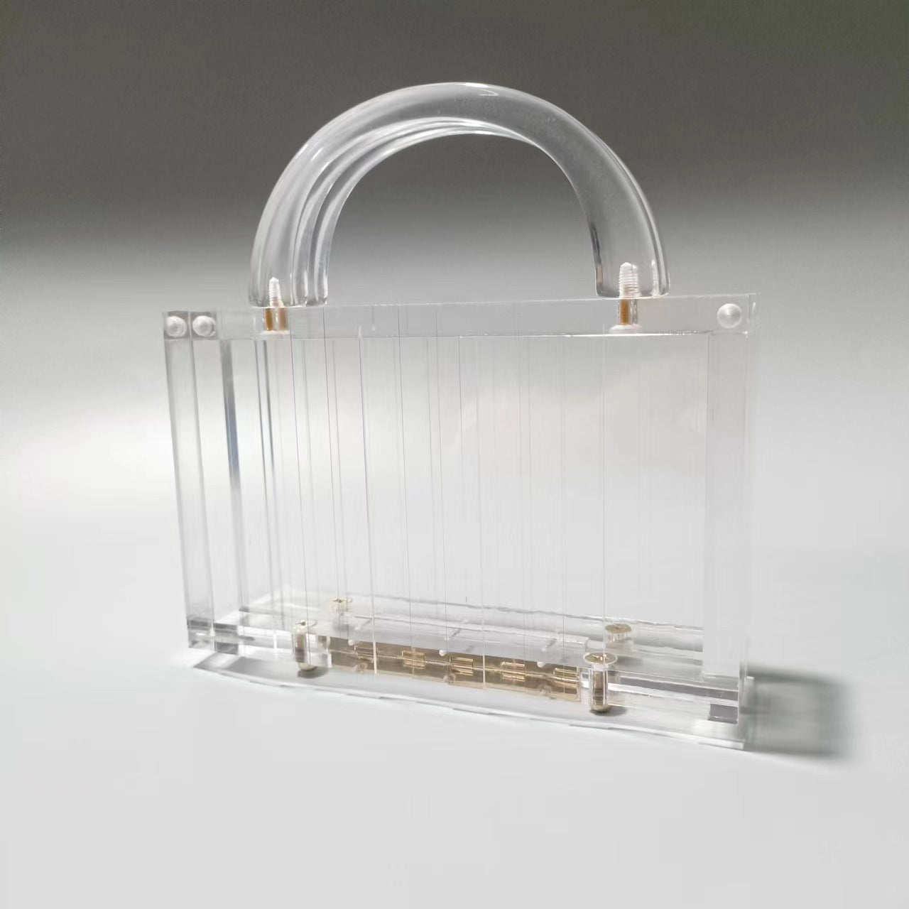 Women's Dinner Ice Crack Transparent Acrylic Evening Bags