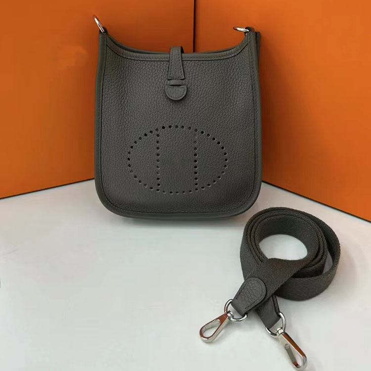 Women's Ding High-grade Wax Line First Layer Cowhide Cross Crossbody Bags