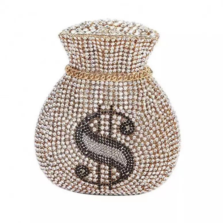 Diamond Banquet Full Steamed Crystal Bun Evening Bags
