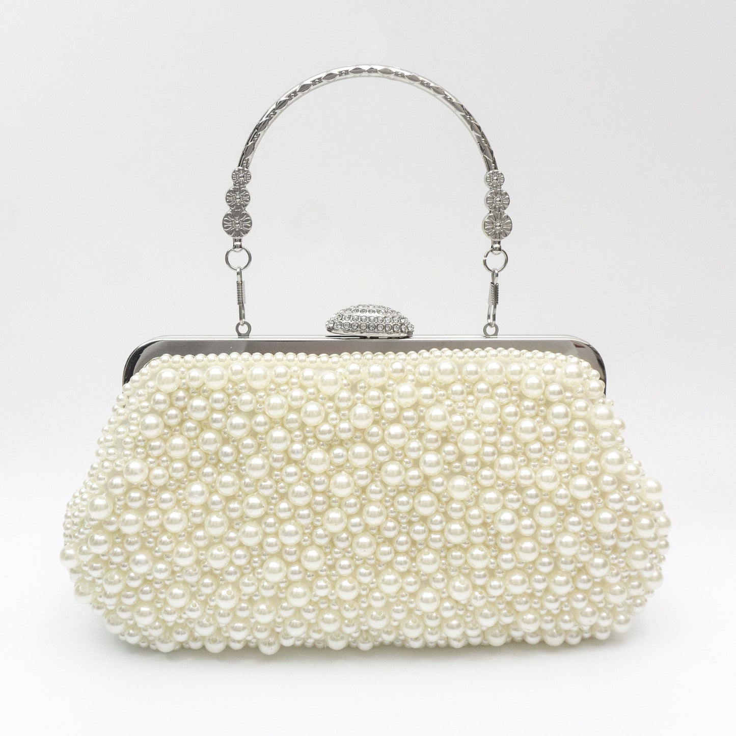 Women's Kai Solid Color Pearl Dinner Dress Evening Bags