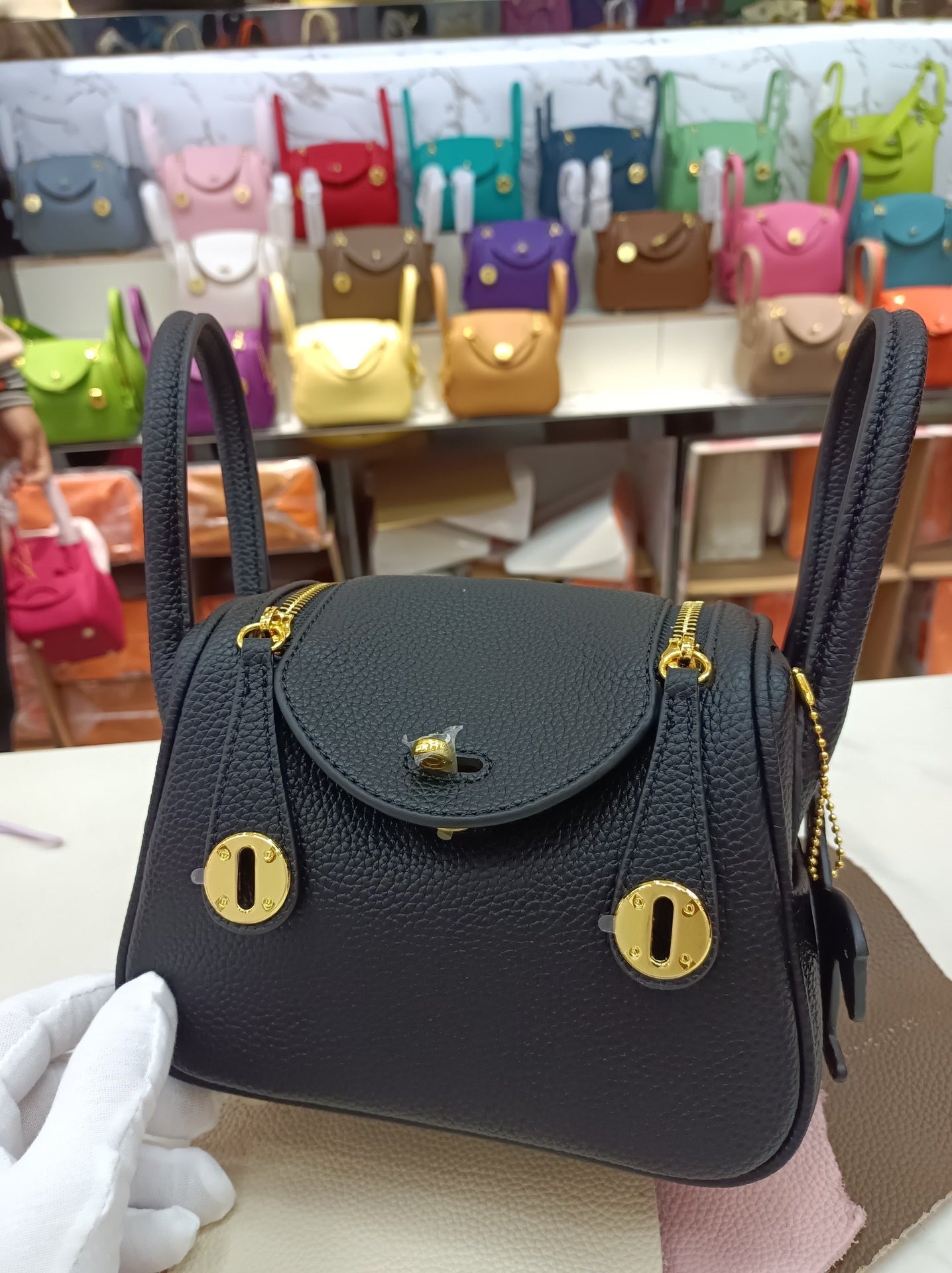 Women's Lindy Simple Fashion Mini Genuine Leather Shoulder Bags