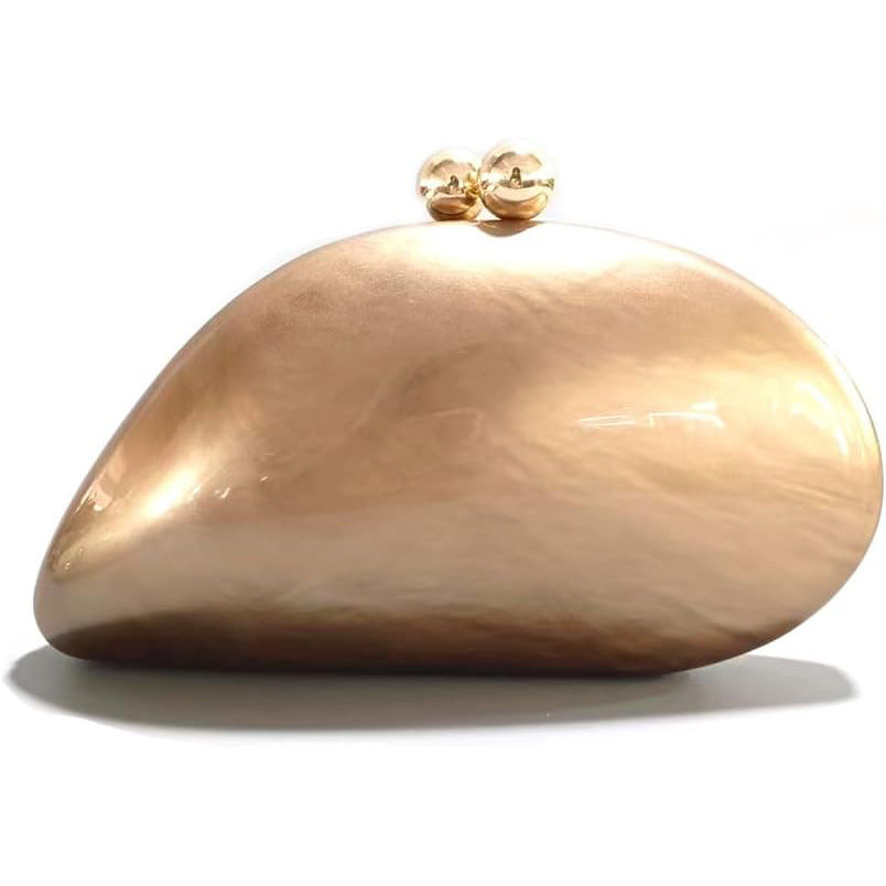Women's Press Acrylic Wedding Banquet Clutch Chain Bags