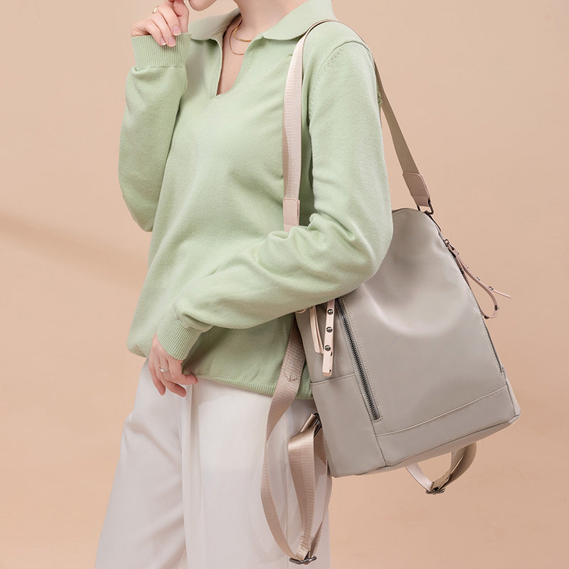 Women's Oxford Cloth Simple Fashion Versatile College Backpacks