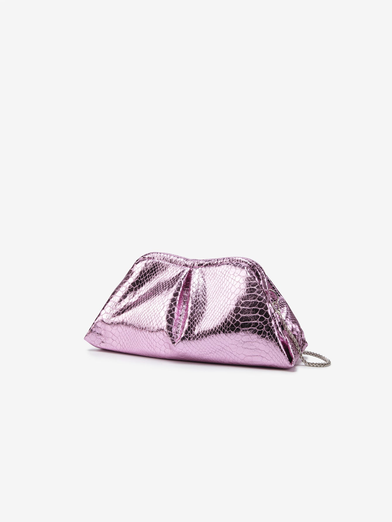 Women's Snake Pattern Chain Cloud Clip Dinner Shoulder Bags