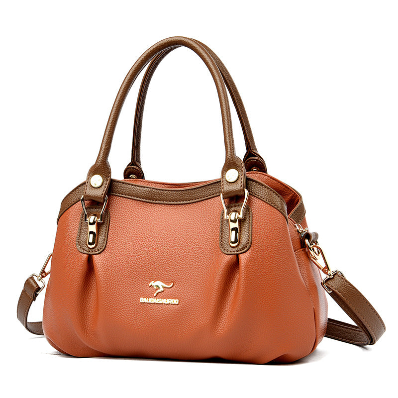 Glamorous Mom Fashion Classy Soft Leather Handbags