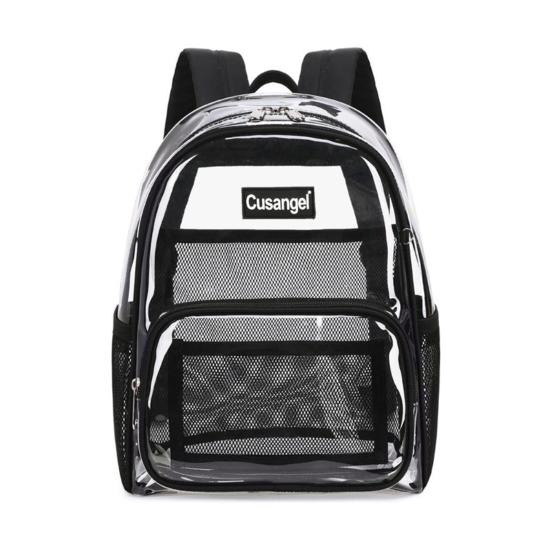 Women's Large Capacity Transparent Fashion Jelly Waterproof Backpacks