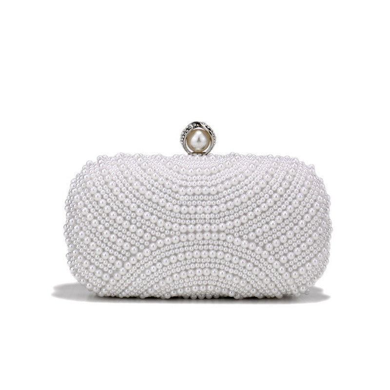 Women's Pearl Dinner Fashion Party Banquet Clutch Evening Bags