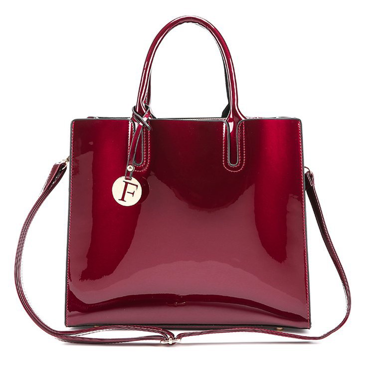 Women's Glamorous Classic Three-piece Patent Leather Handbags