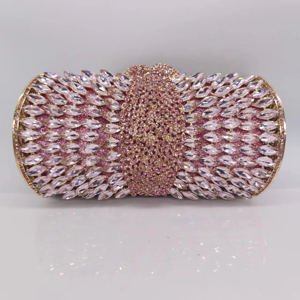 Women's Attractive Diamond Banquet Full Clutch Evening Bags