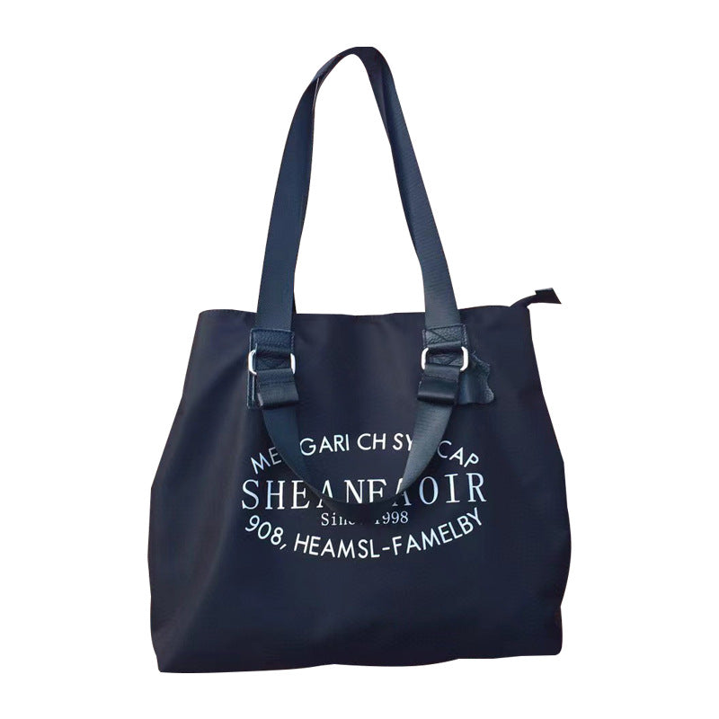 Women's Style Nylon Portable Big Simple Fashion Shoulder Bags