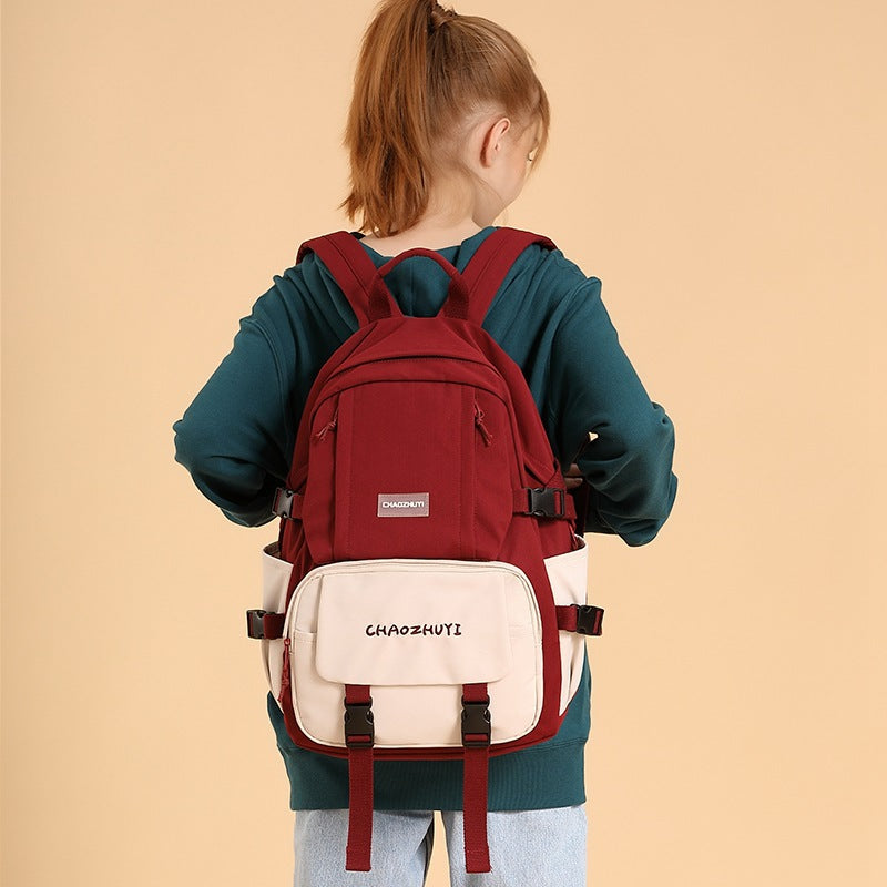 Waterproof Oxford Cloth Lightweight Simple Female Backpacks