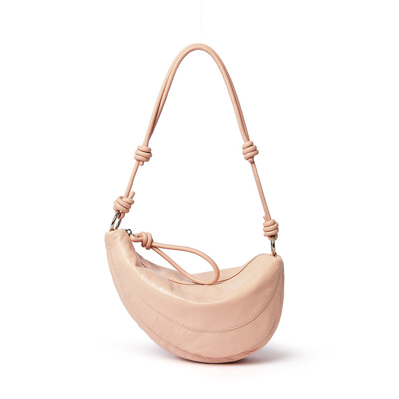 Women's Design Korean Style Croissant Saddle Fashion Underarm Crossbody Bags