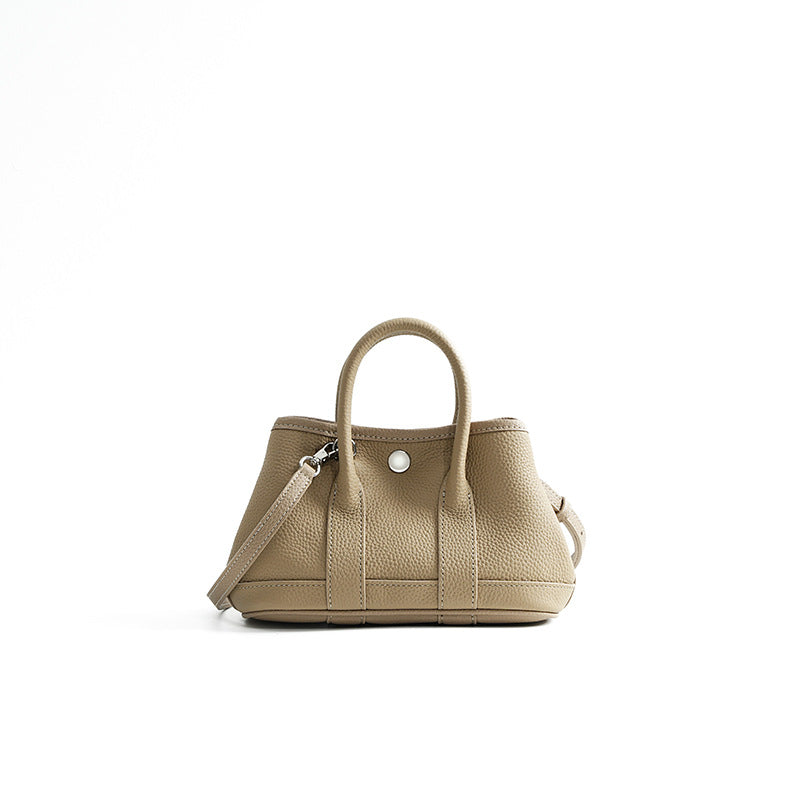 Women's Niche High-grade First Layer Cowhide Exquisite Handbags