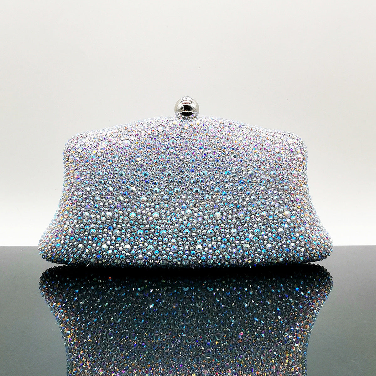 Full Diamond Clutch Nightclub Party Blue Bags